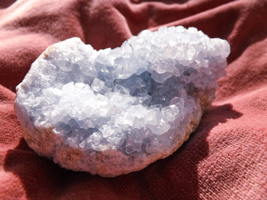 Blue Celestite: The Angelic Stone of Divine Connection