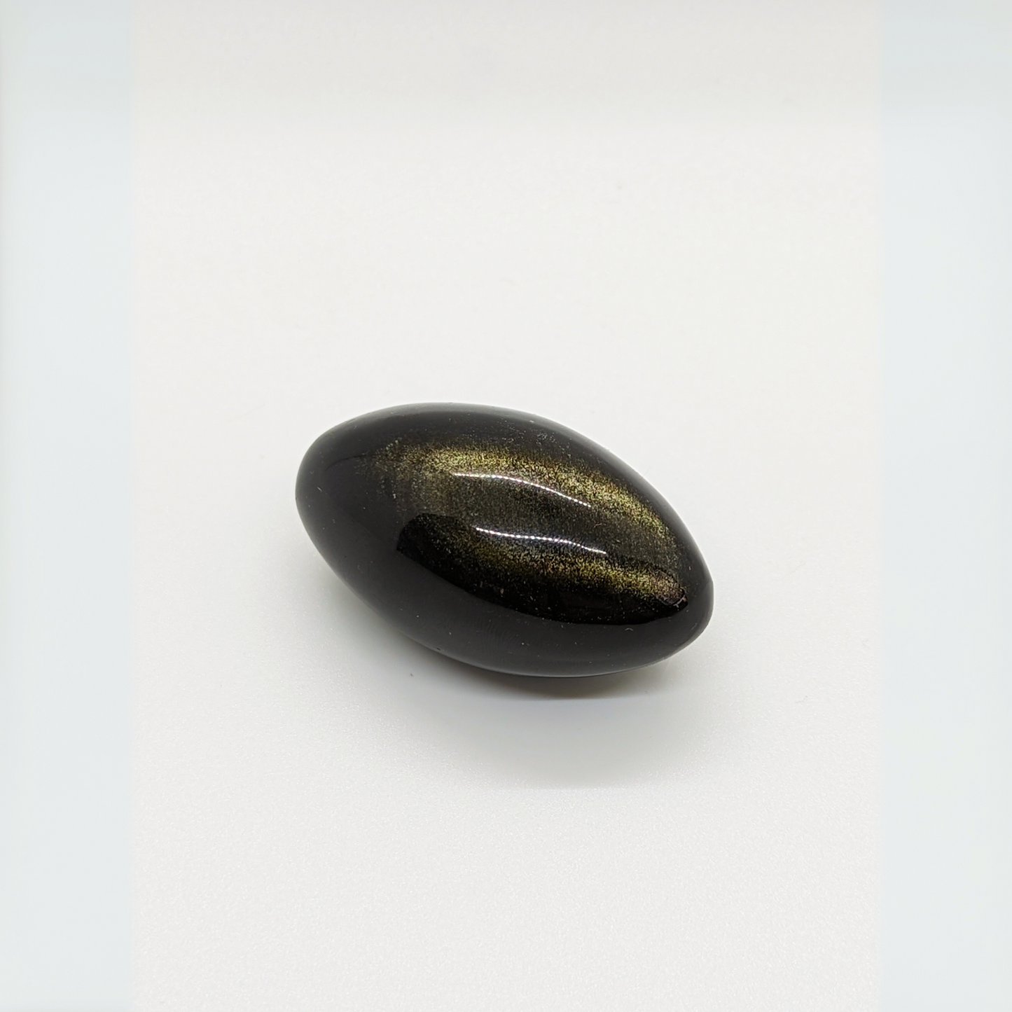 Mexican Gold-Sheen Obsidian Shiva Lingam