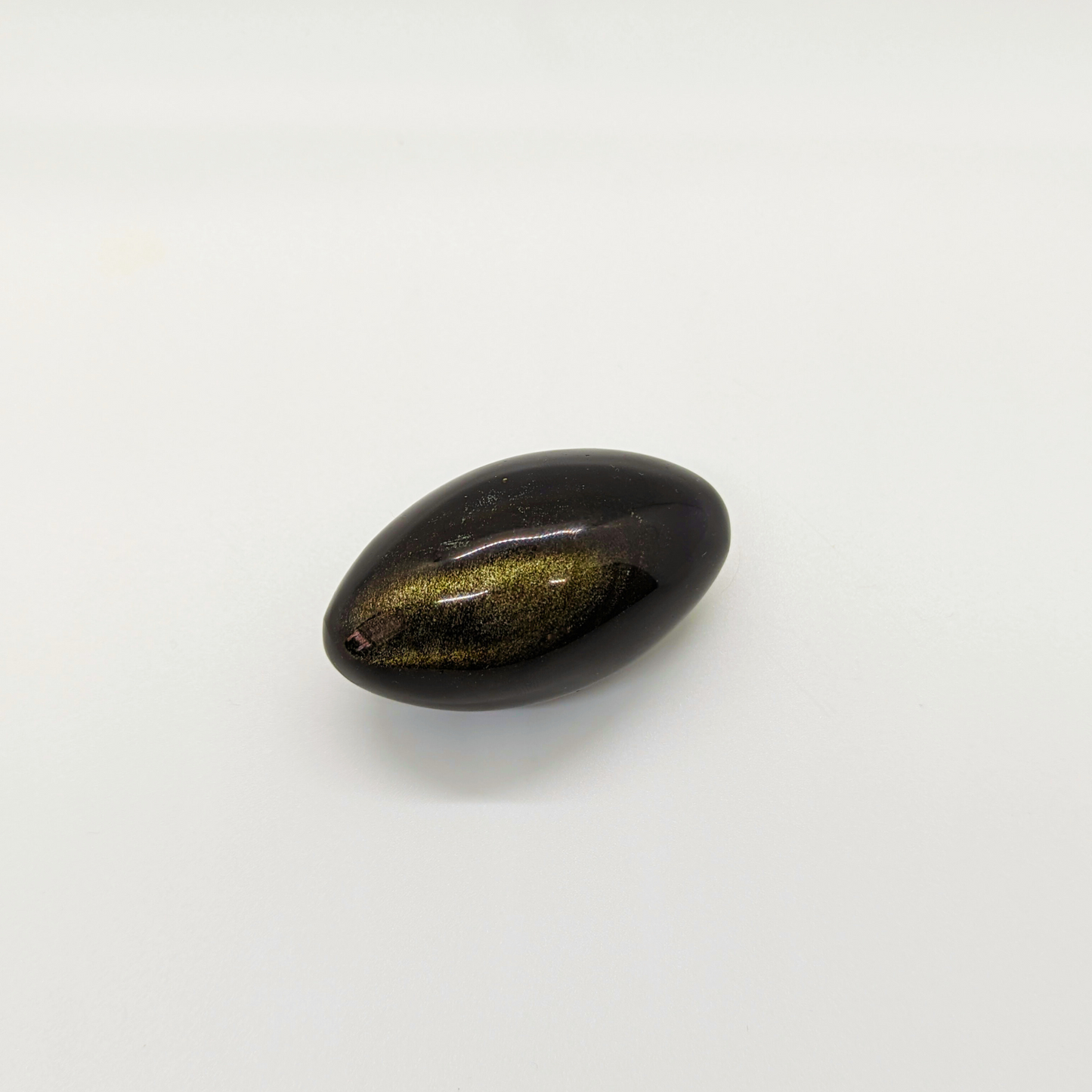 Mexican Gold-Sheen Obsidian Shiva Lingam
