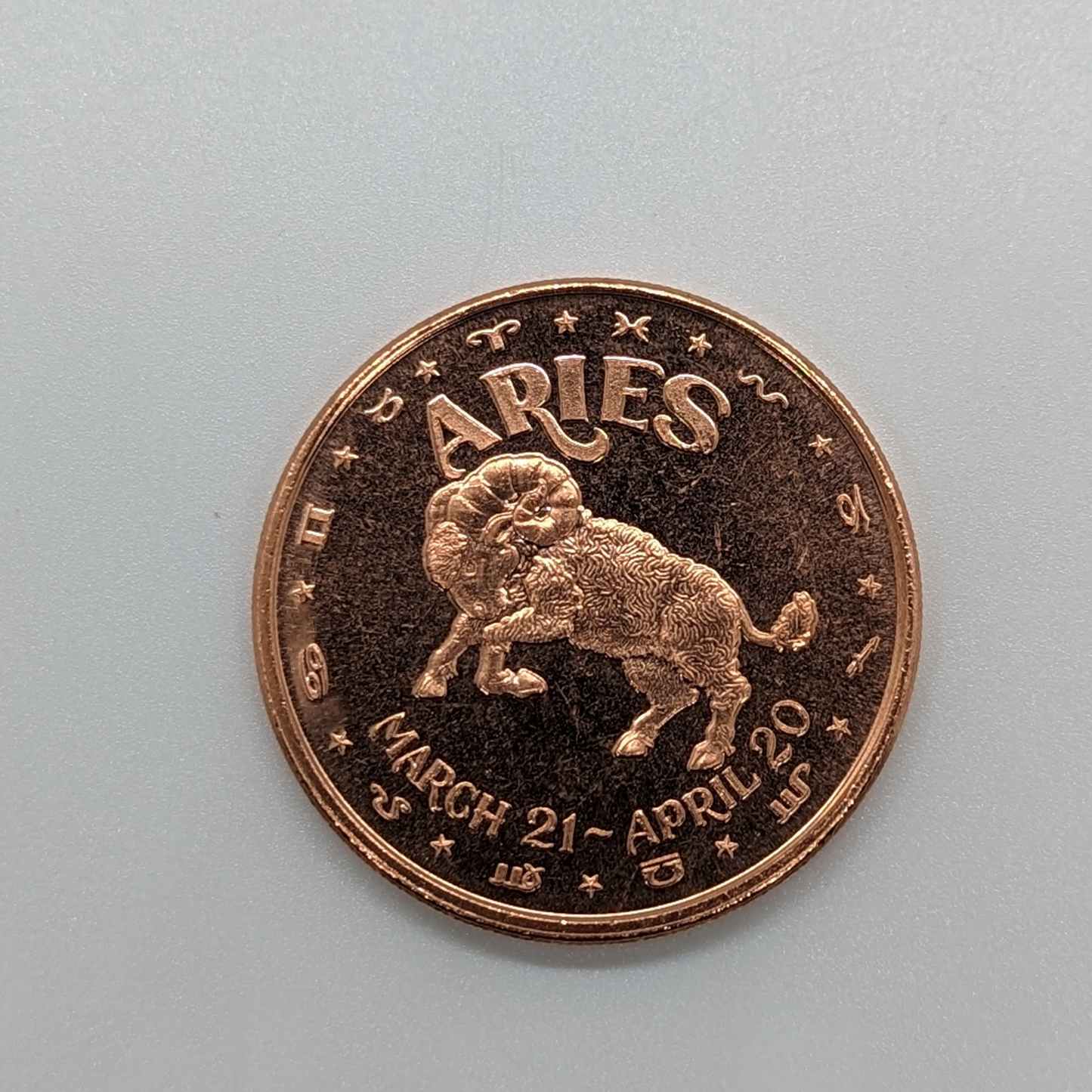 Zodiac Copper Coin