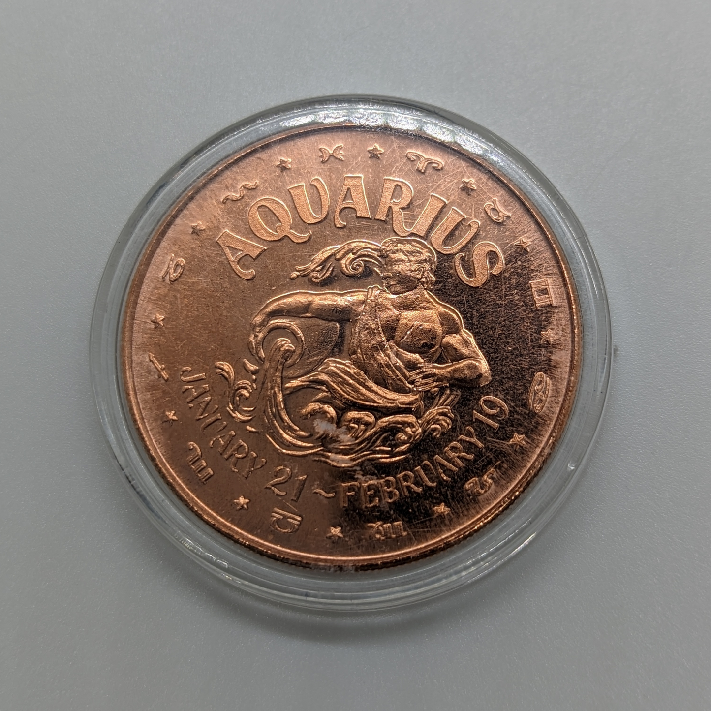 Zodiac Copper Coin