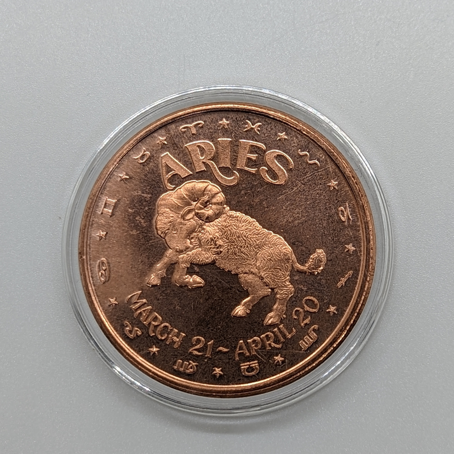 Zodiac Copper Coin