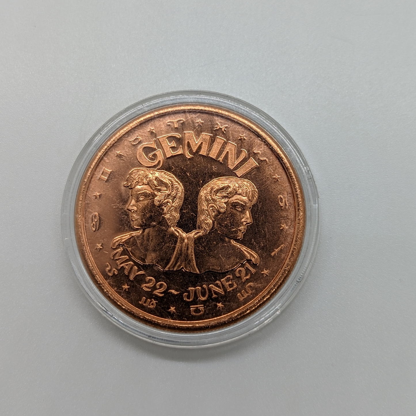 Zodiac Copper Coin