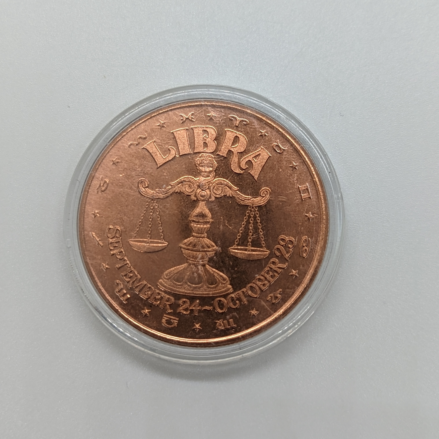 Zodiac Copper Coin