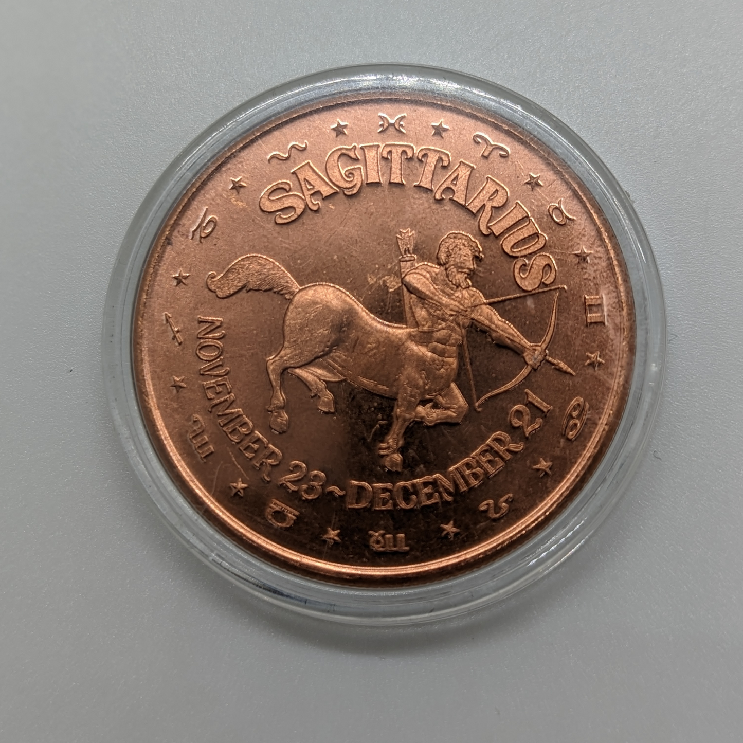 Zodiac Copper Coin