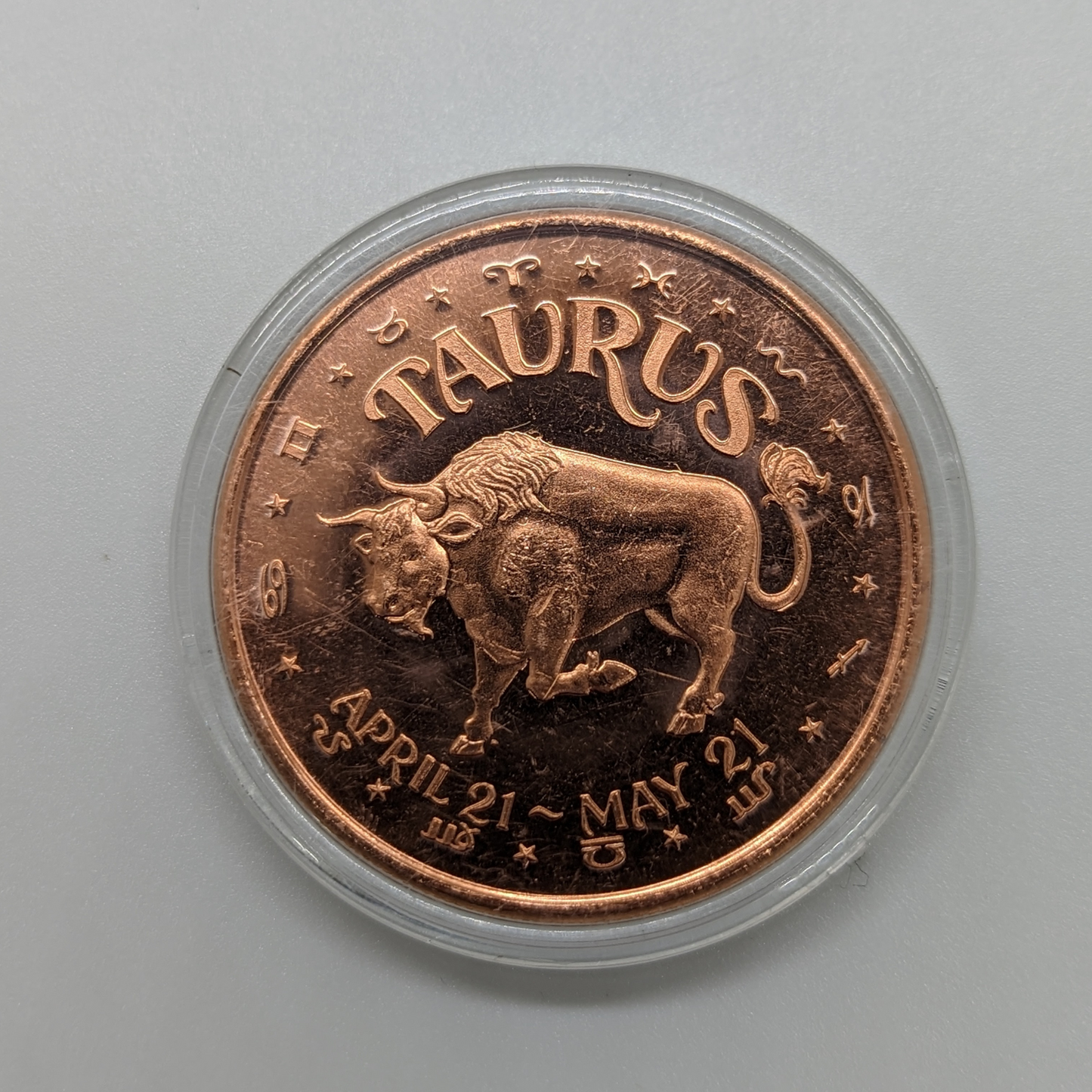 Zodiac Copper Coin
